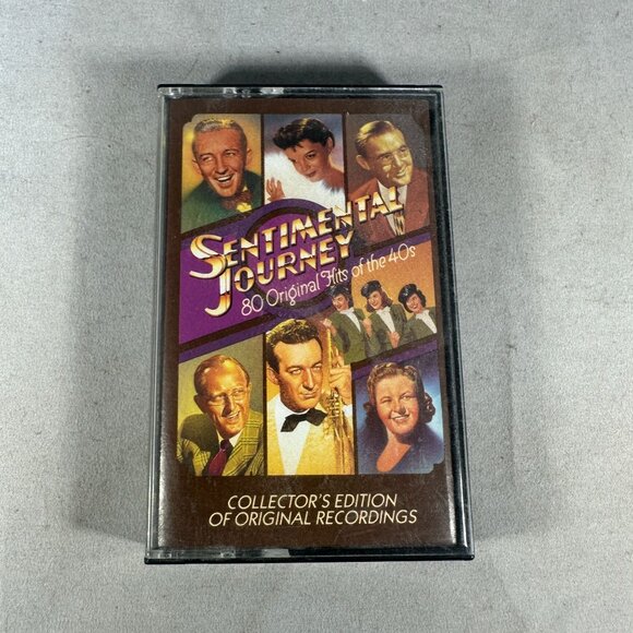 Sentimental Journey 80 Original Hits Of The 40s Cassette Tape 1989 - Picture 1 of 4
